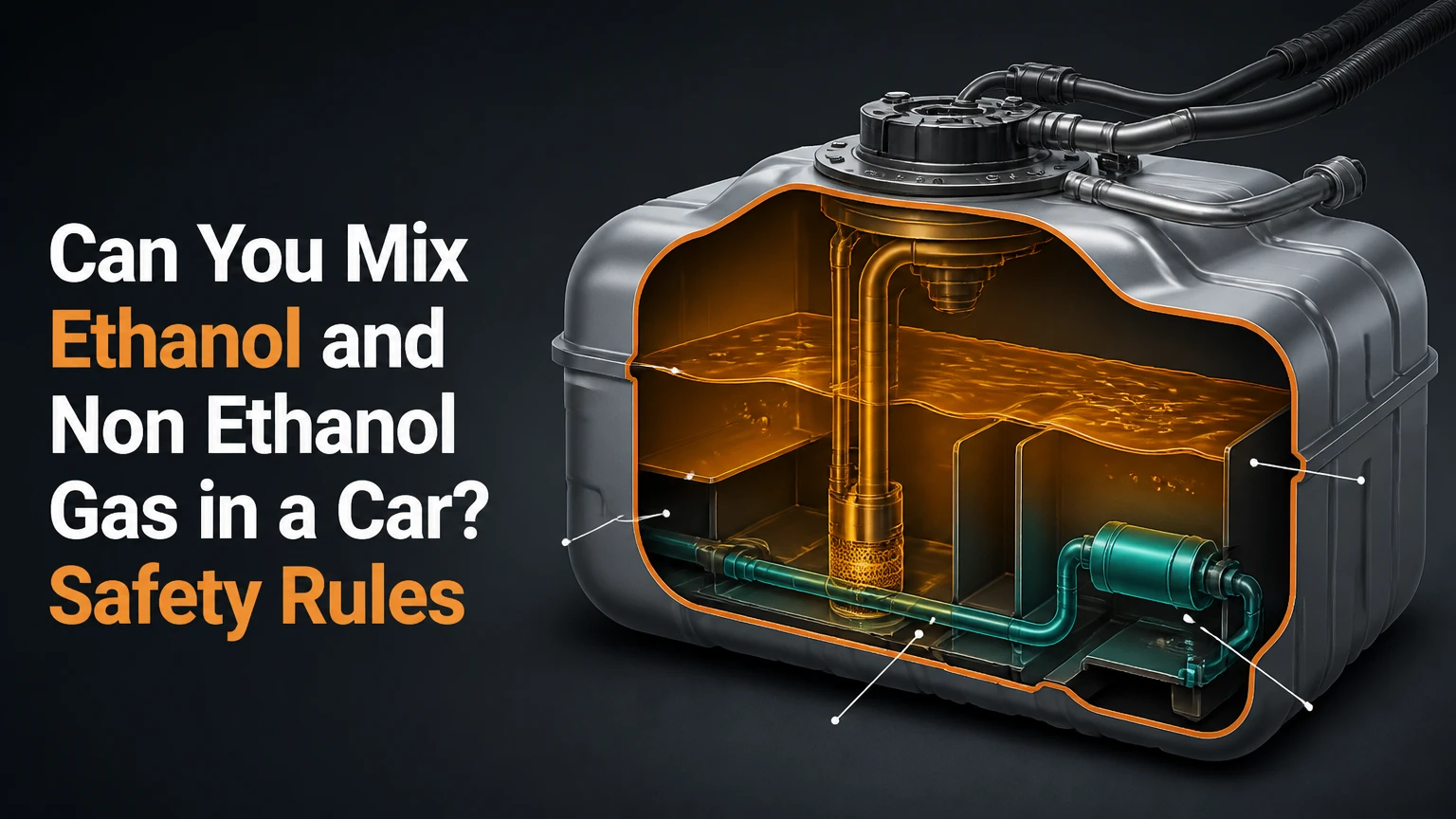 can you mix ethanol and non ethanol gas in car