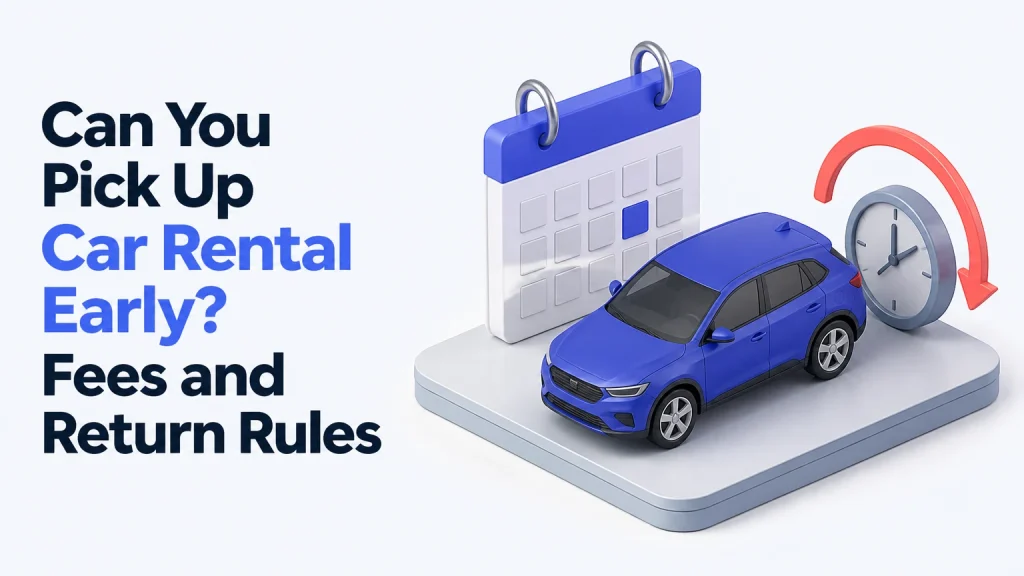 can you pick up car rental early