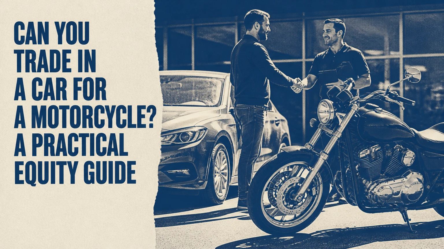 can you trade in a car for a motorcycle