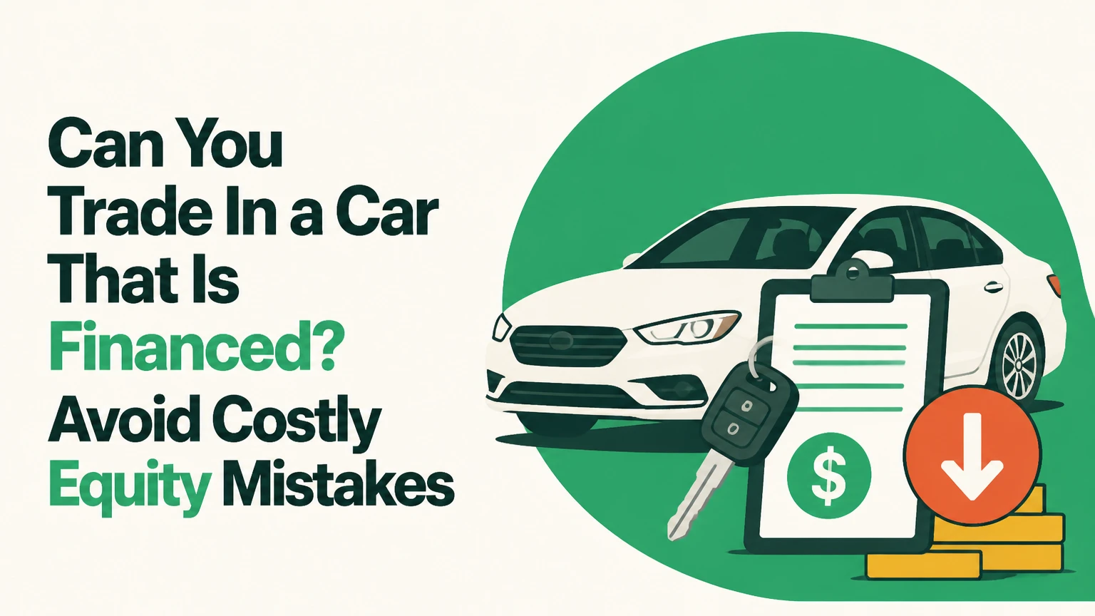 can you trade in a car that is financed