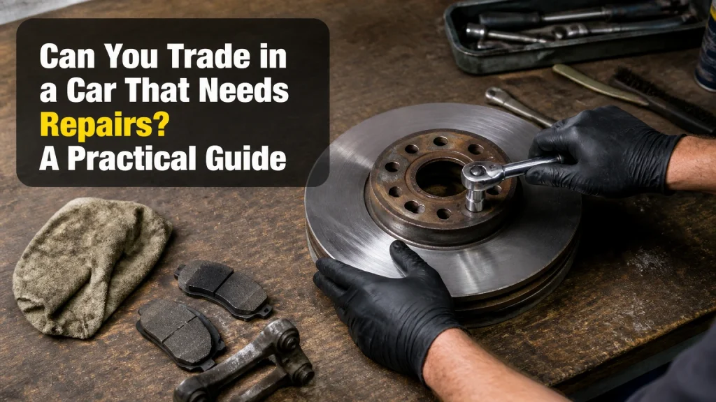can you trade in a car that needs repairs