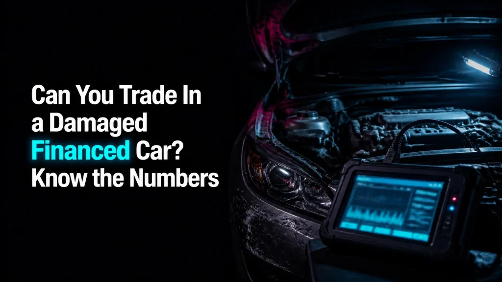 can you trade in a damaged financed car