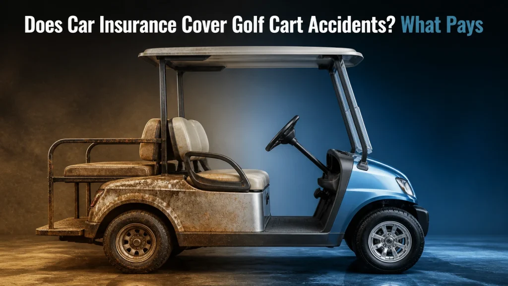 does car insurance cover golf cart accidents