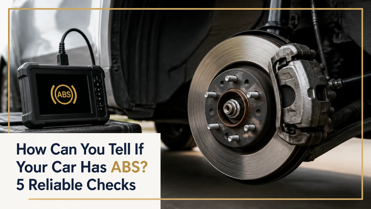how can you tell if your car has abs