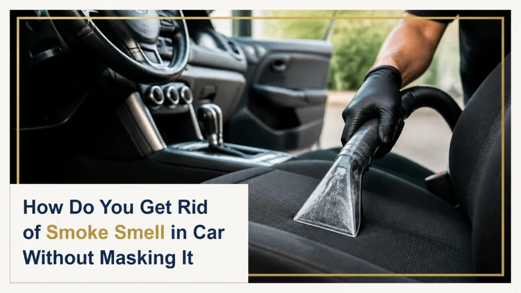 how do you get rid of smoke smell in car