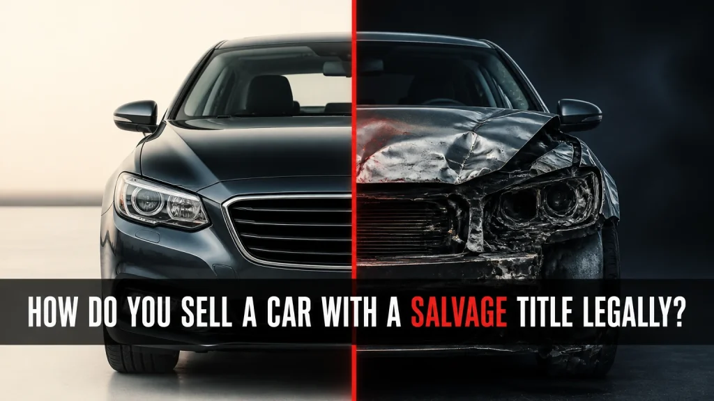 how do you sell a car with a salvage title