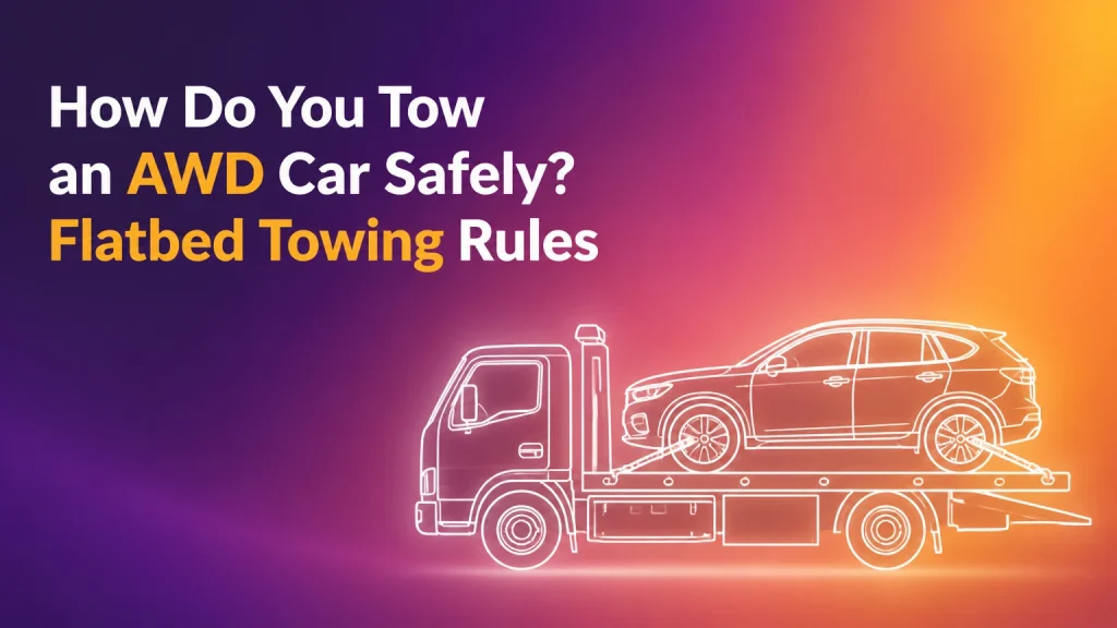how do you tow an awd car