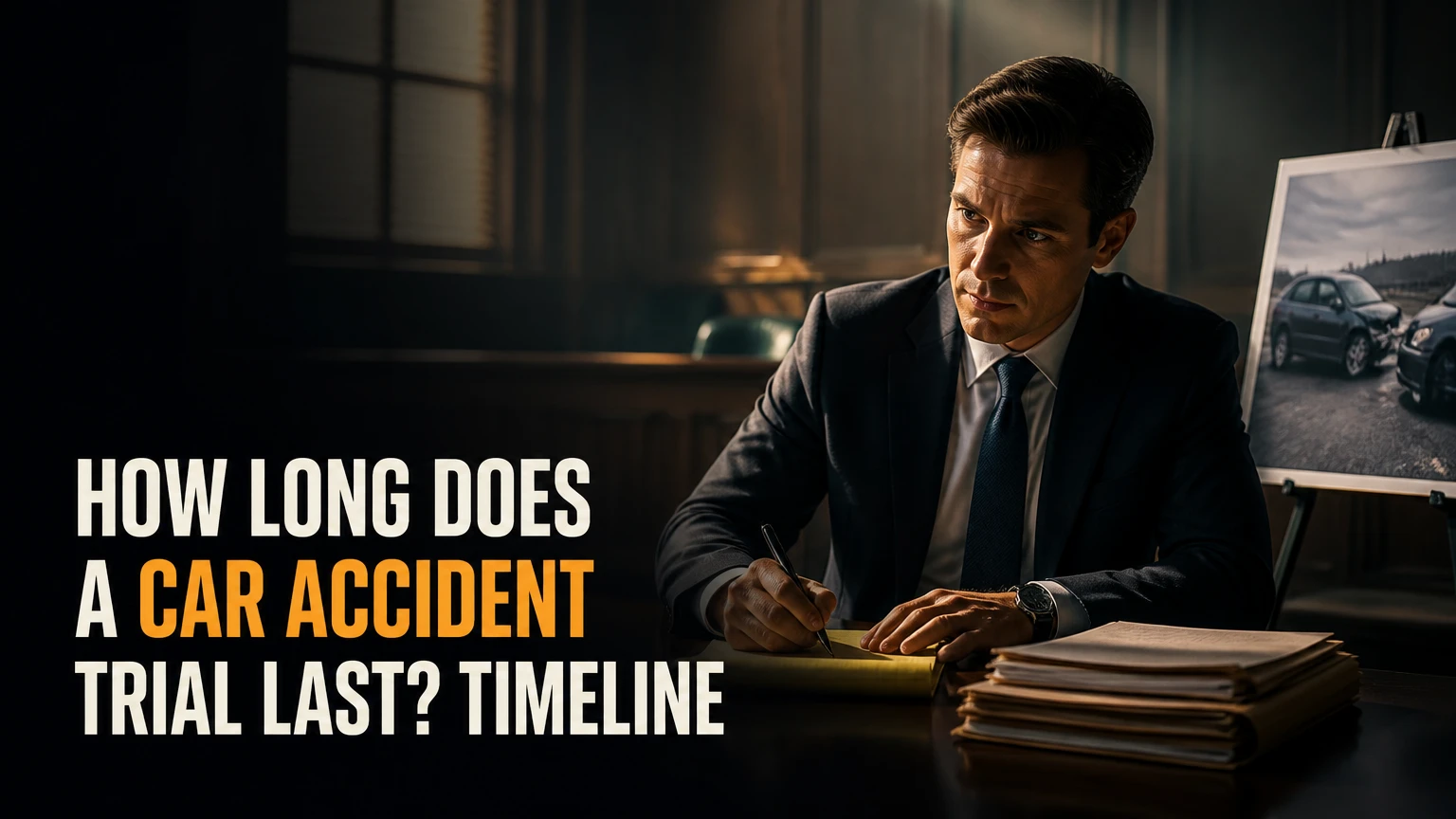 how long does a car accident trial last