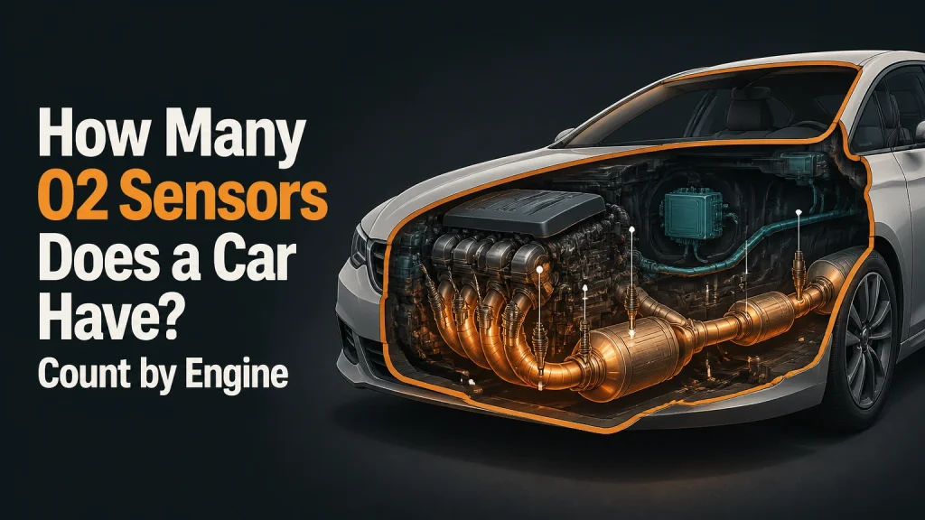 how many 02 sensors does a car have