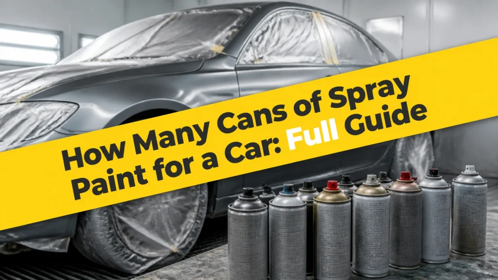 how many cans of spray paint for a car