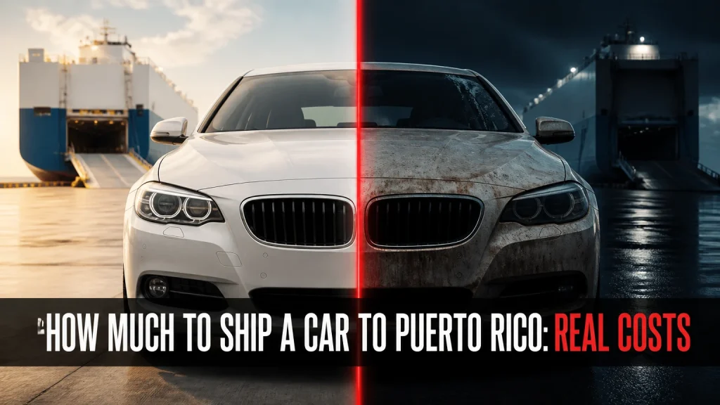 how much to ship a car to puerto rico