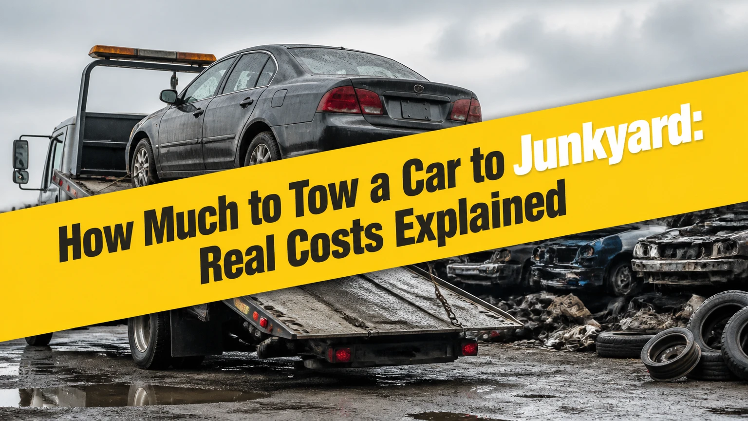 how much to tow a car to junkyard