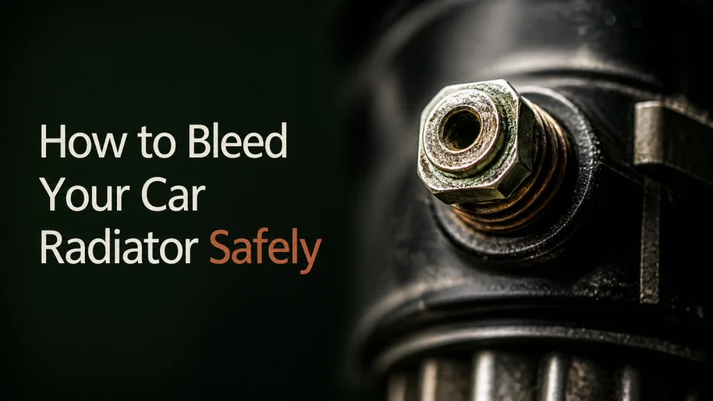how to bleed your car radiator
