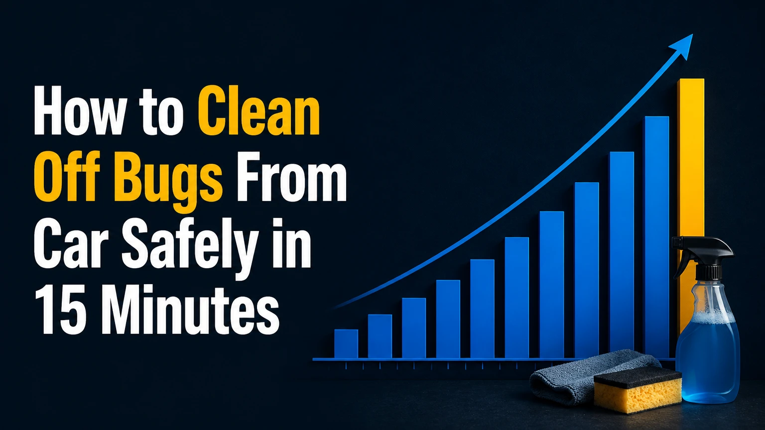 how to clean off bugs from car
