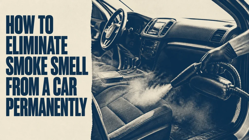 how to eliminate smoke smell from car