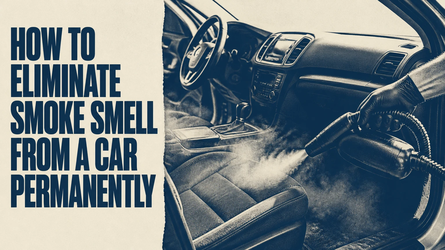 how to eliminate smoke smell from car