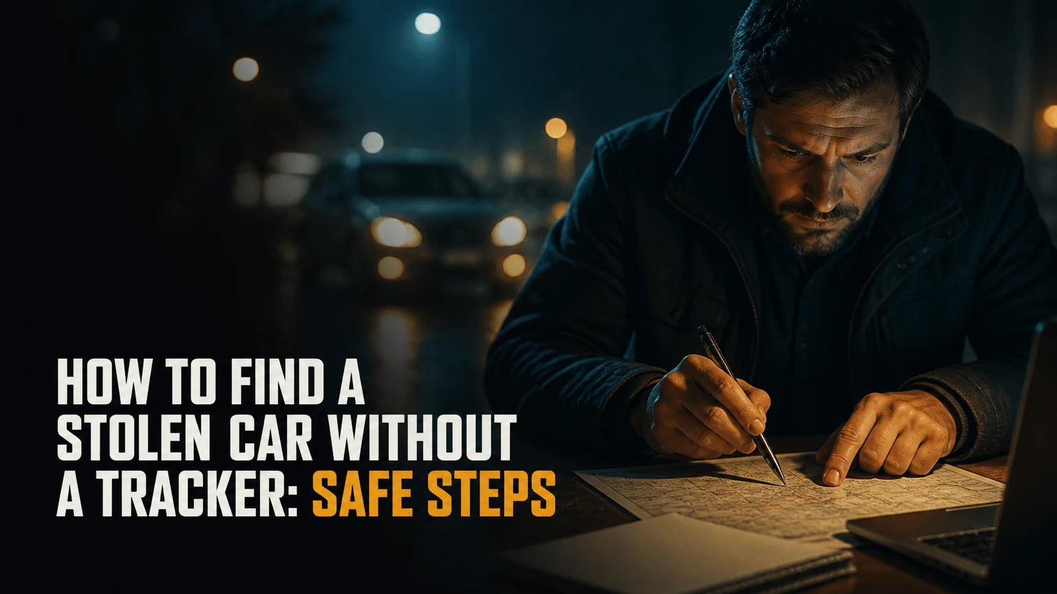 how to find a stolen car without a tracker