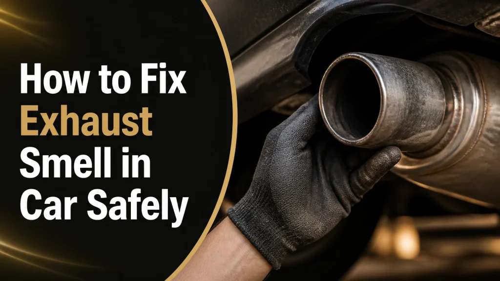 how to fix exhaust smell in car