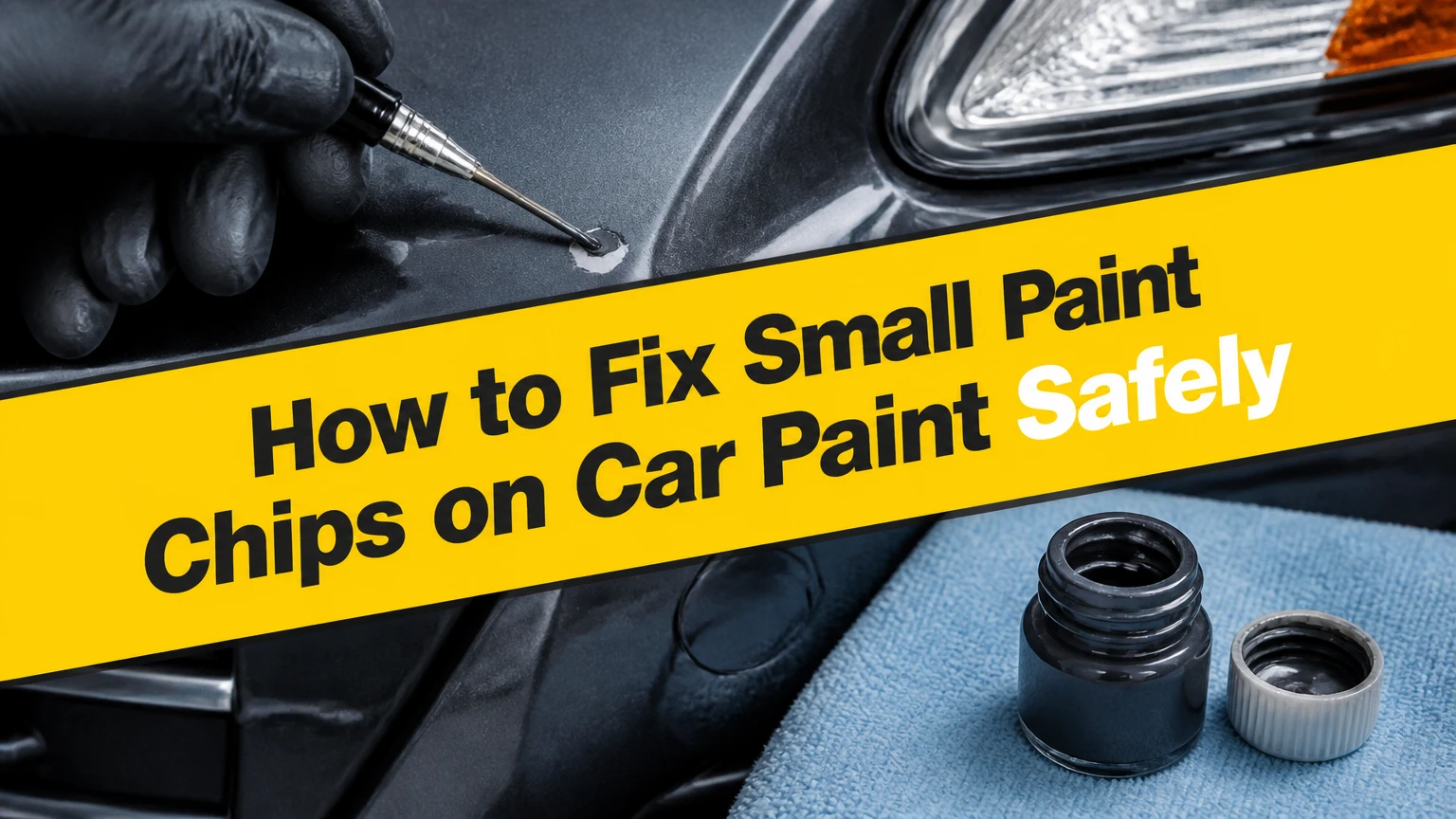 how to fix small paint chips on car