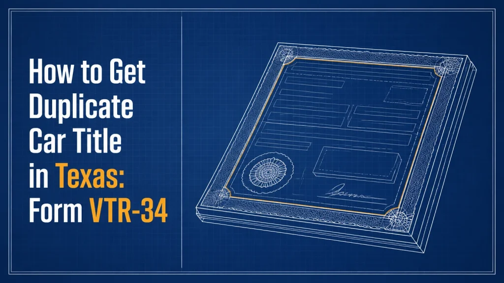 how to get duplicate car title in texas