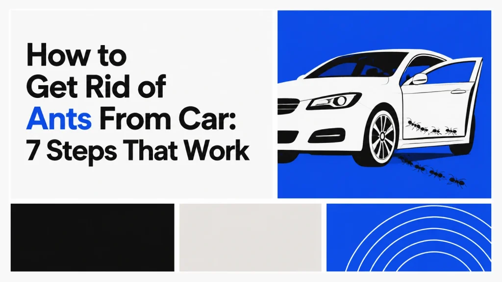 how to get rid of ants from car