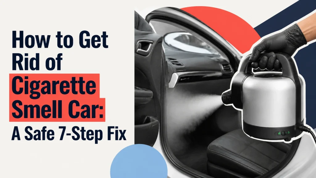 how to get rid of cigarette smell car