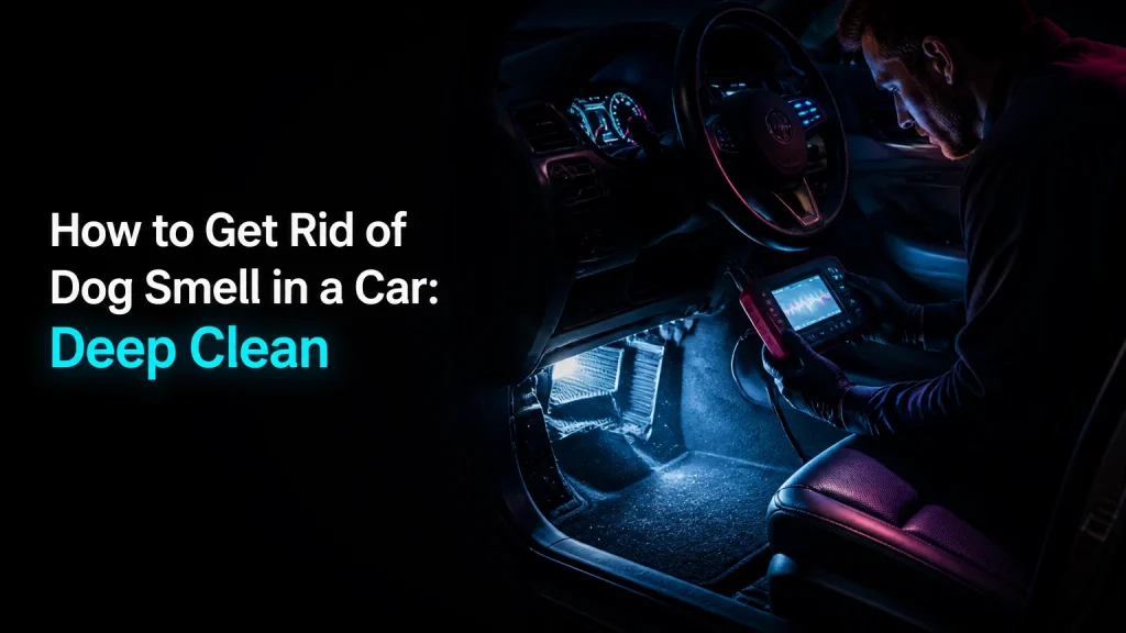 how to get rid of dog smell in car