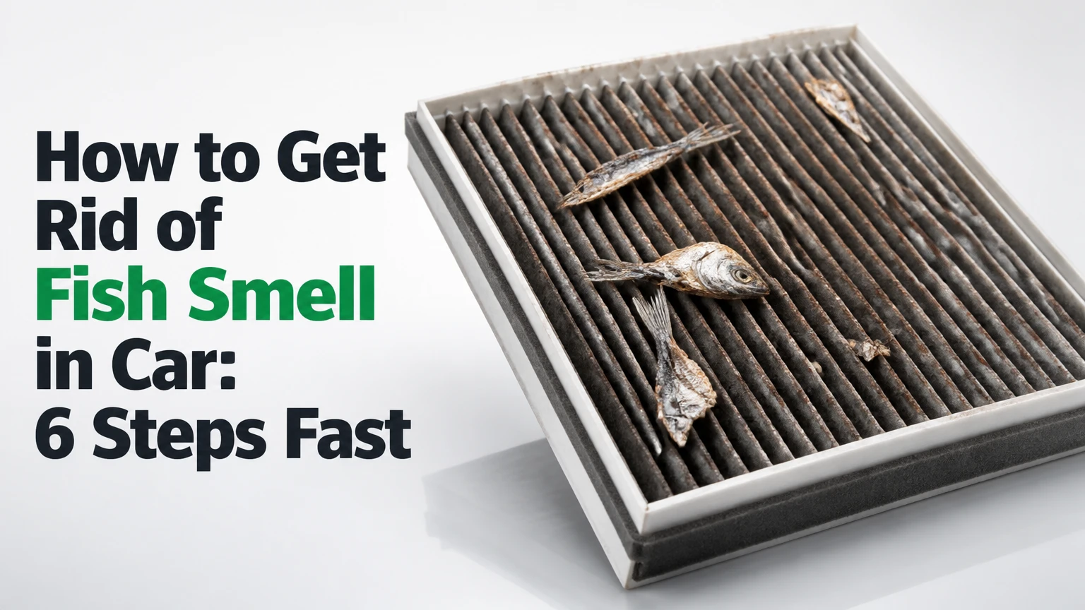 how to get rid of fish smell in car