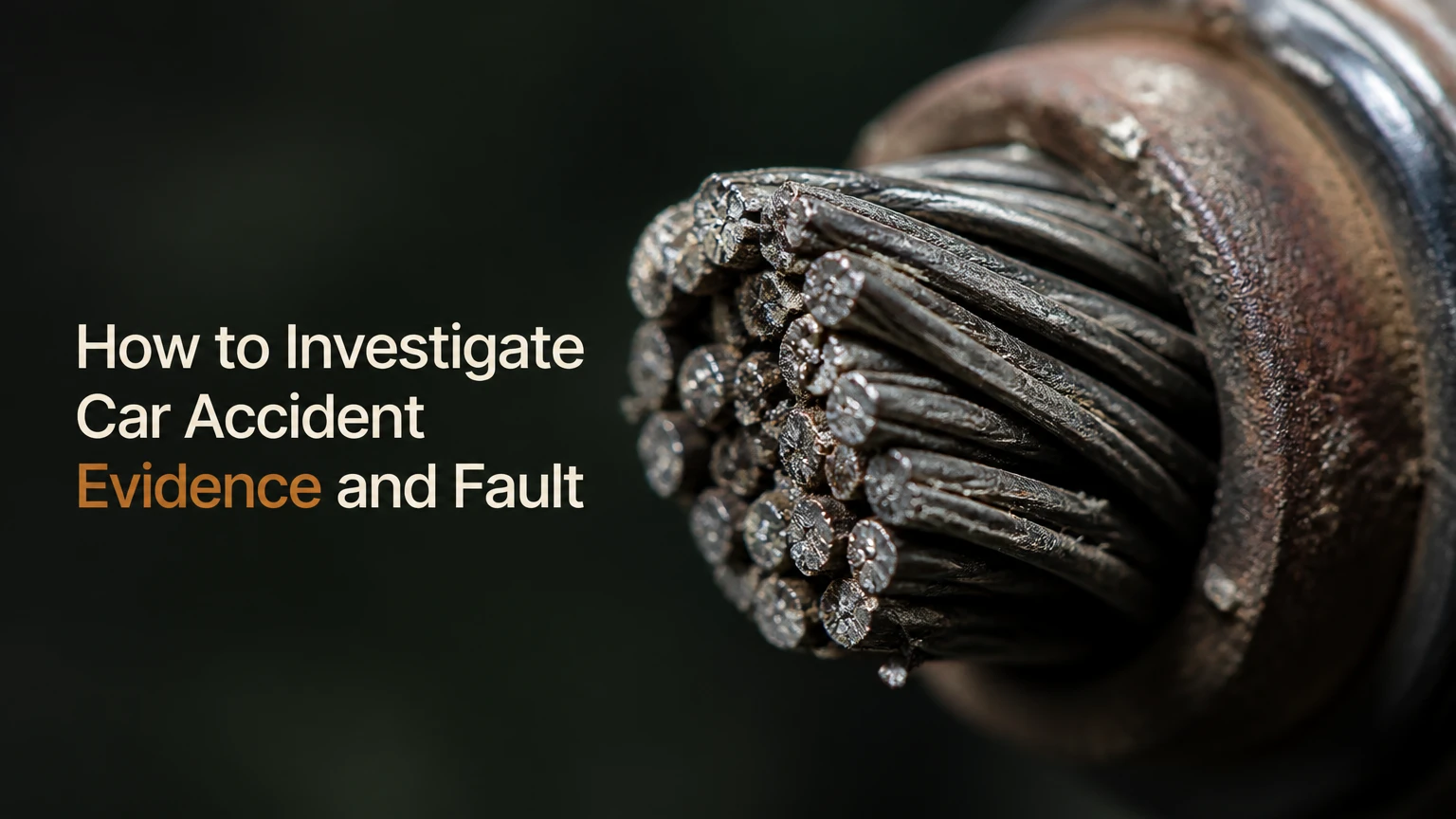 how to investigate car accident