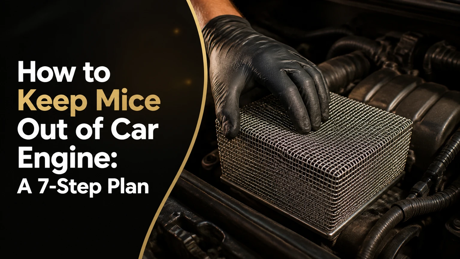 how to keep mice out of car engine