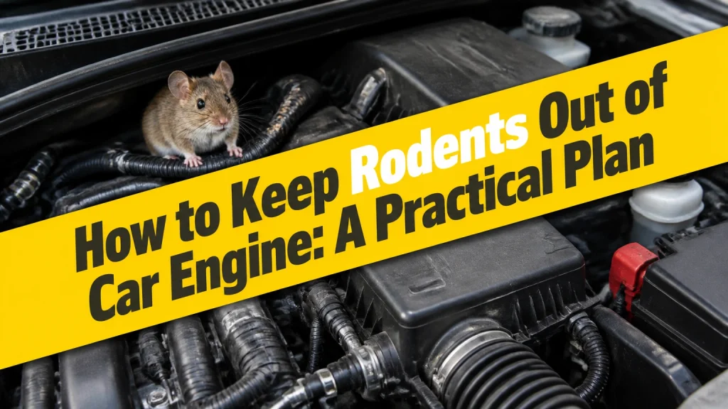how to keep rodents out of car engine