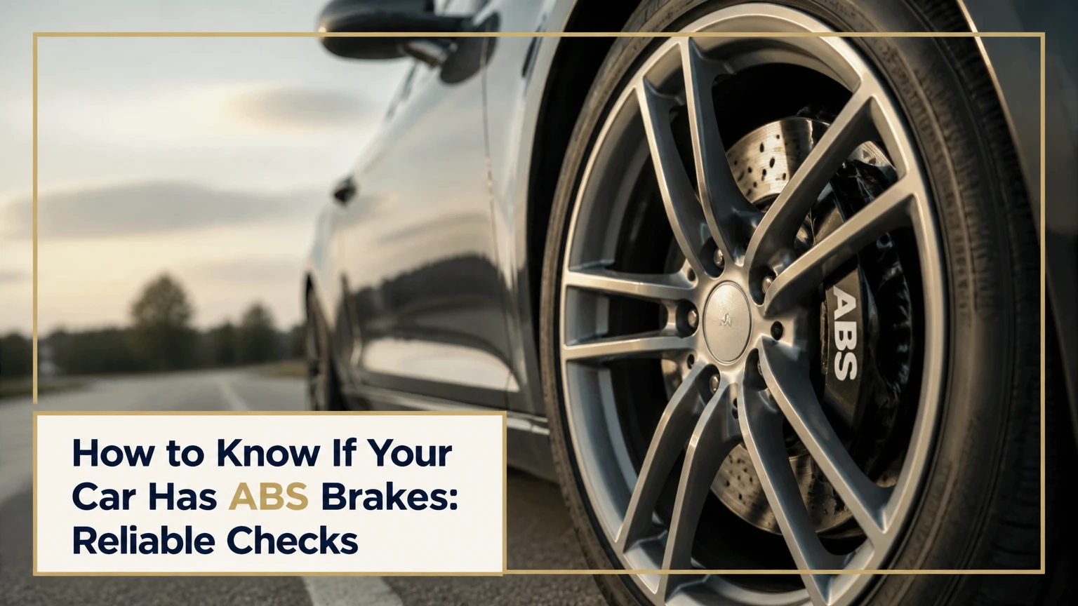 how to know if your car has abs brakes