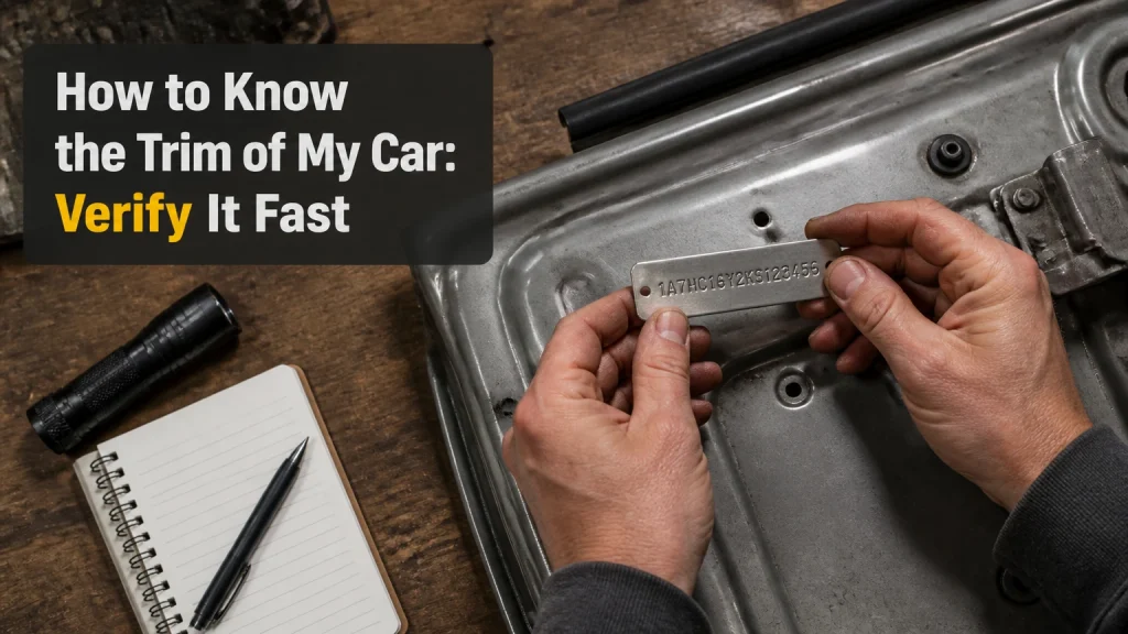 how to know the trim of my car