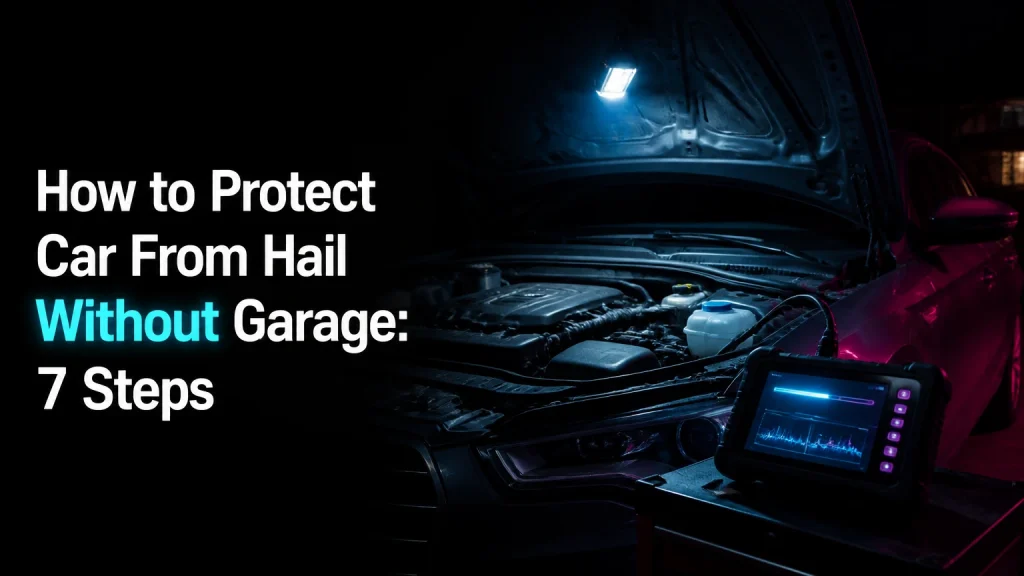 how to protect car from hail without garage