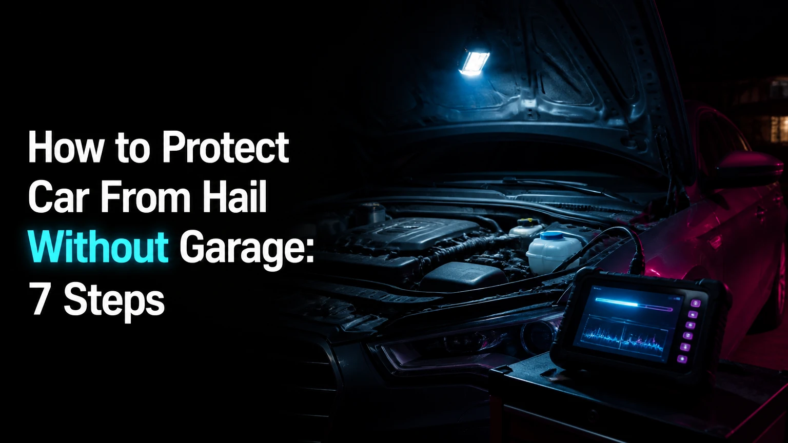 how to protect car from hail without garage