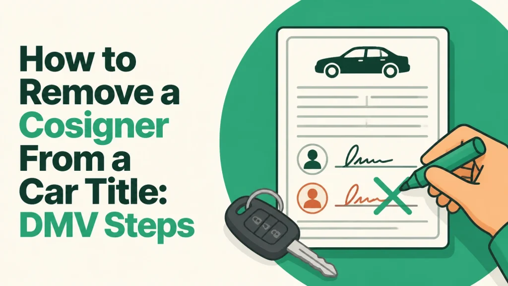 how to remove a cosigner from a car title