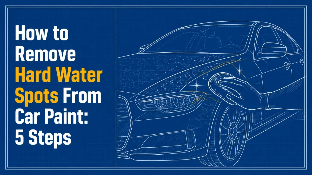 how to remove hard water spots from car paint