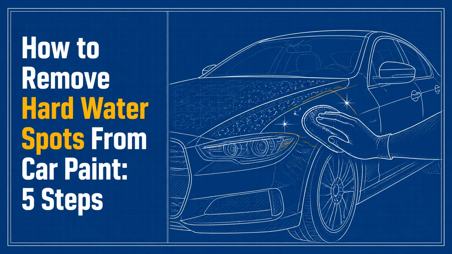 how to remove hard water spots from car paint