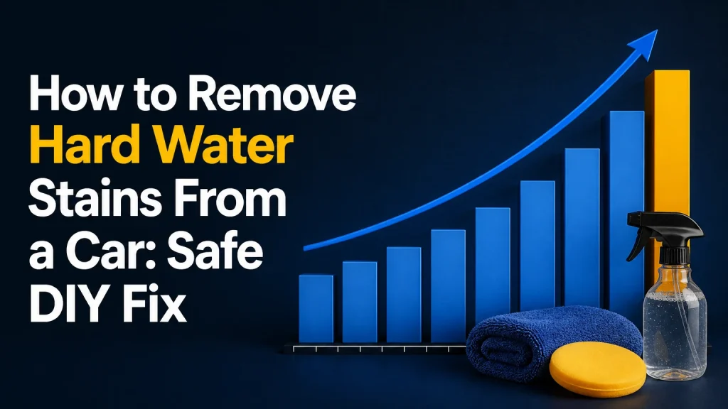 how to remove hard water stains from a car