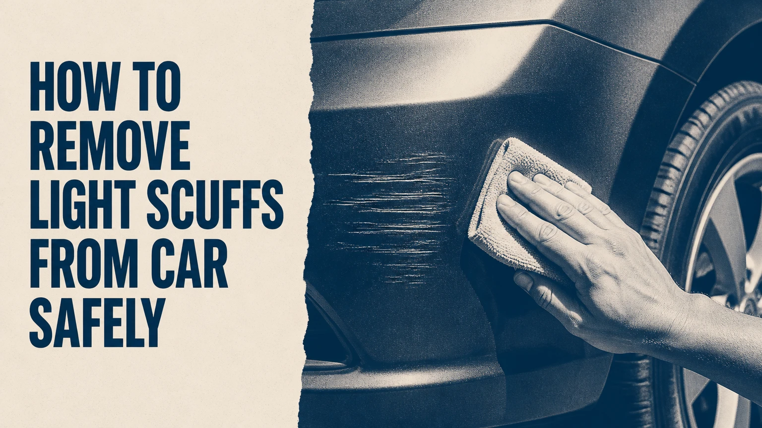 how to remove light scuffs from car
