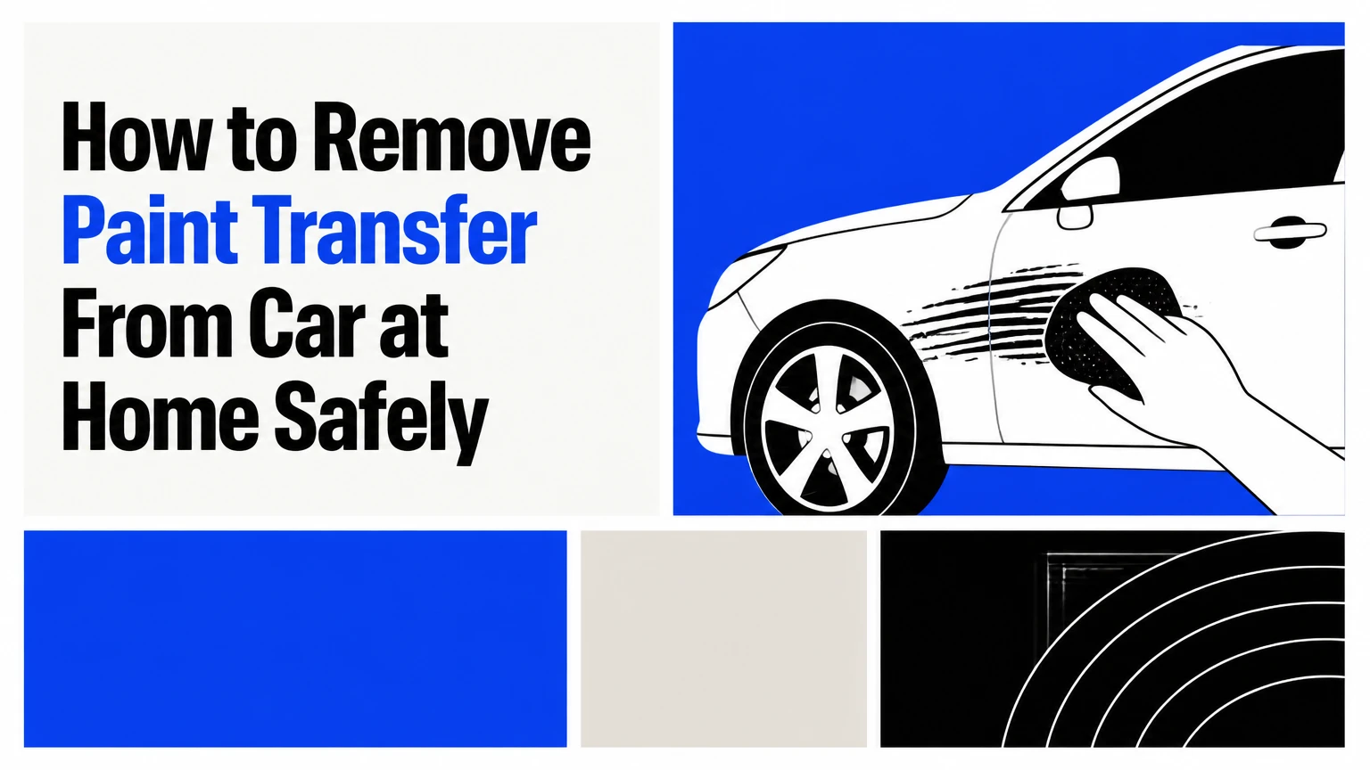 how to remove paint transfer from car at home