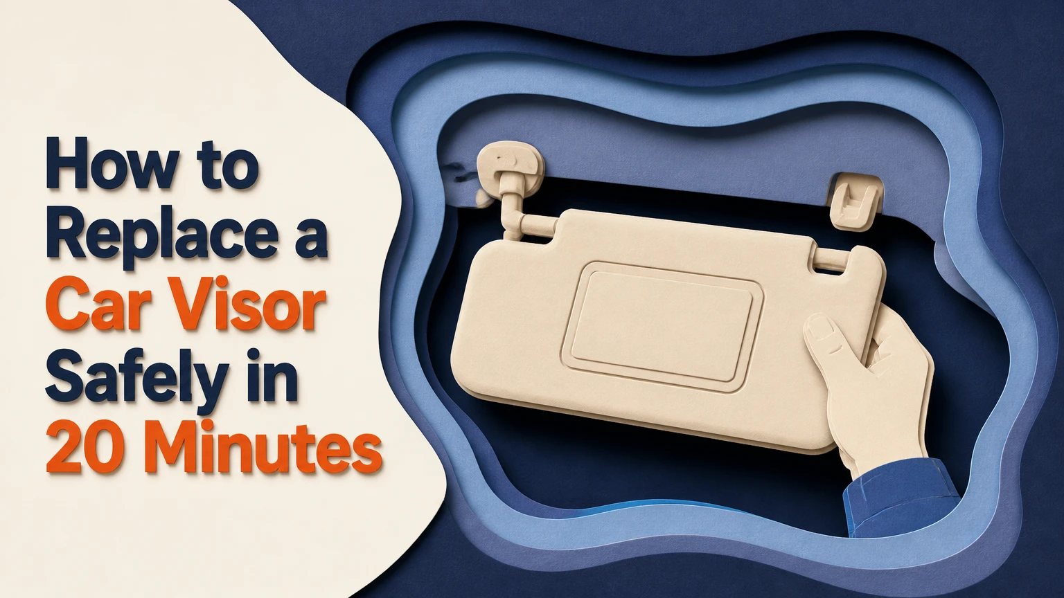how to replace car visor