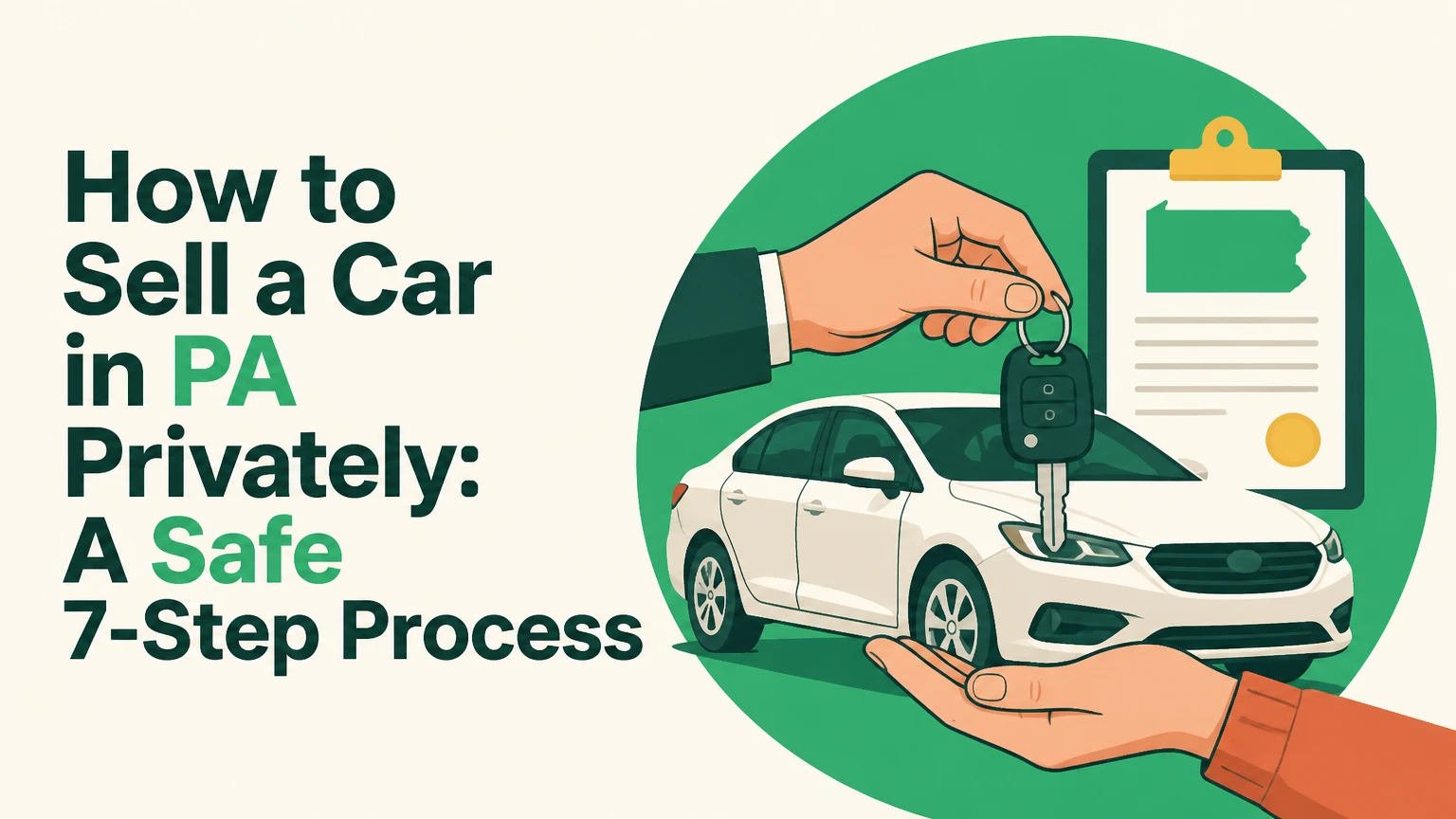 how to sell a car in pa privately