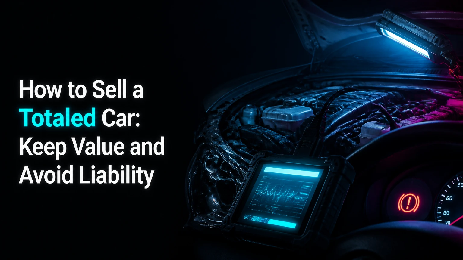 how to sell a totaled car