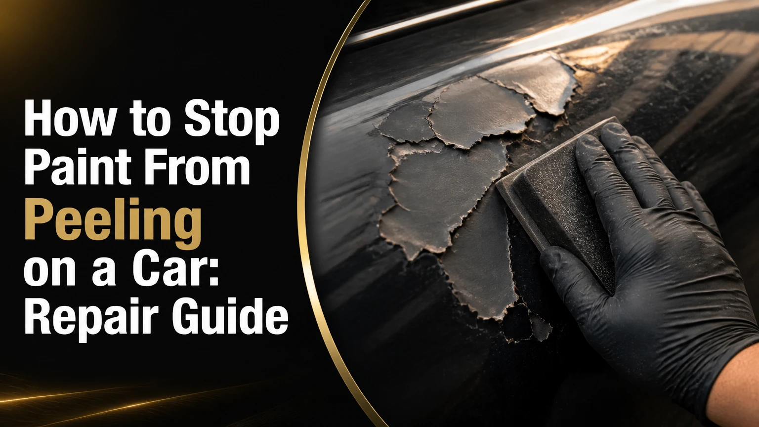 how to stop paint from peeling on a car