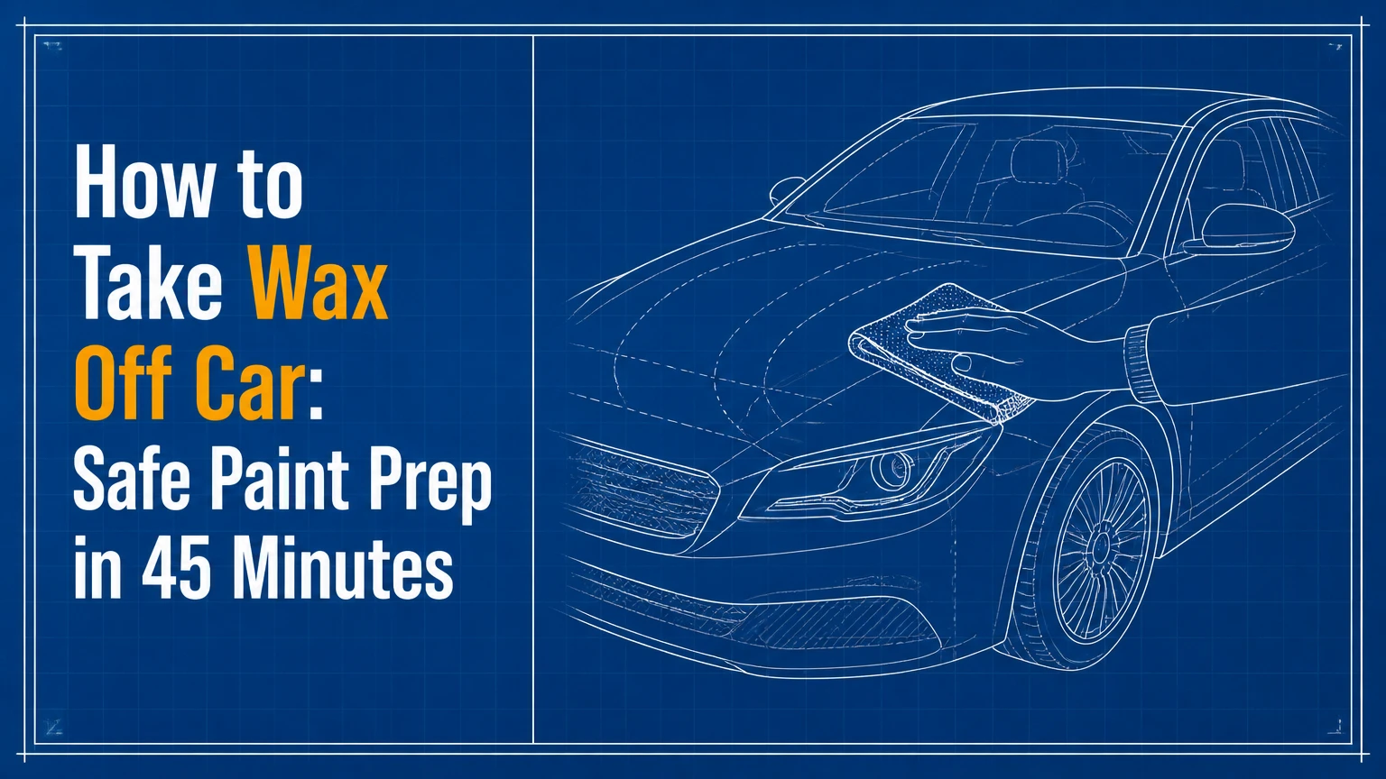 how to take wax off car