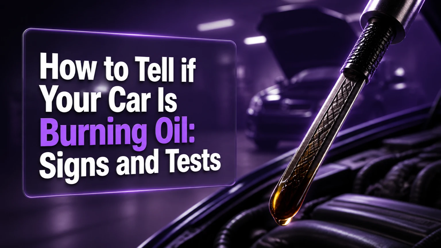 how to tell if your car is burning oil