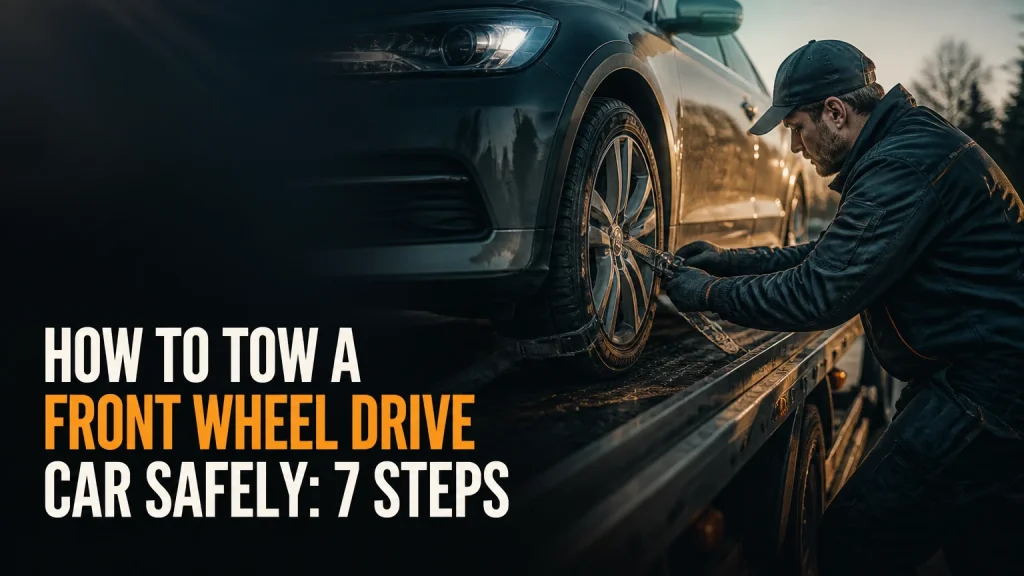 how to tow a front wheel drive car