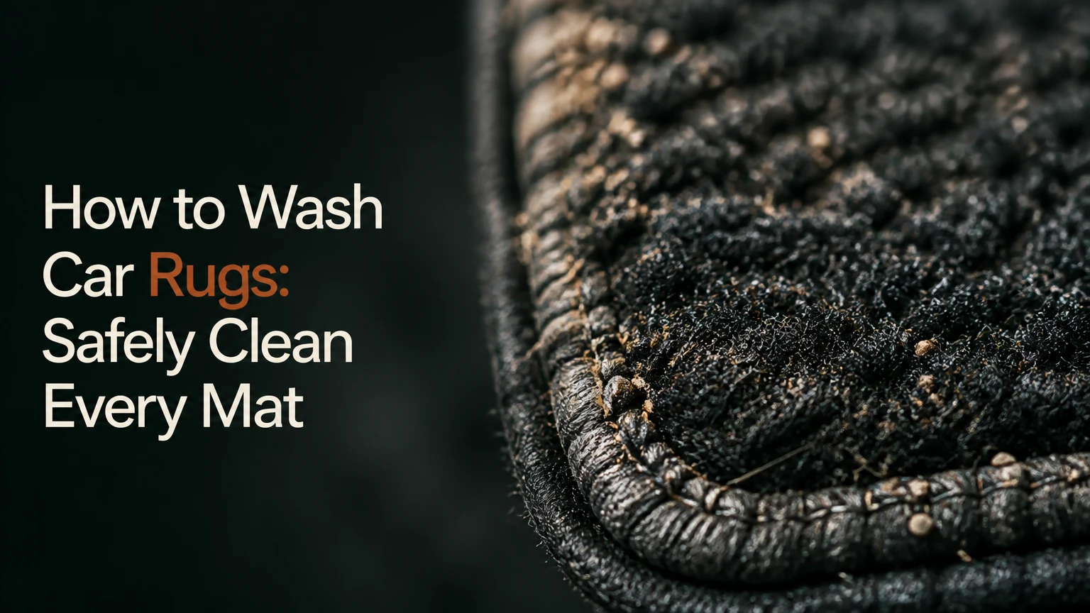 how to wash car rugs